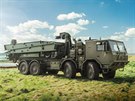 T 815-7 8x8 jako nosi mostn soupravy REBS (Rapidly Emplaced Bridge System)...