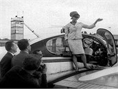 Claudia Cardinale piletla do Karlovch Var v roce 1964 Zbr ze snmku Filmov lze