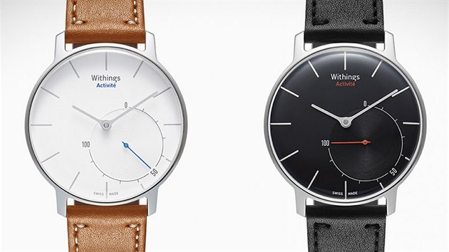 Withings Activit jsou k dispozici s ernm a blm selnkem