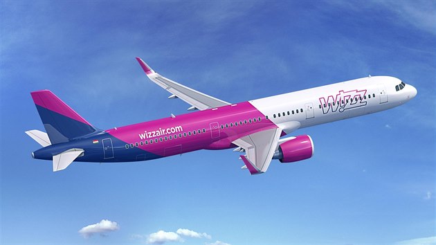 Airbus A321neo v barvách Wizz Air. Právě objednávka od maďarského dopravce pomohla evropskému výrobci vyhrát pařížský souboj nad Boeingem.