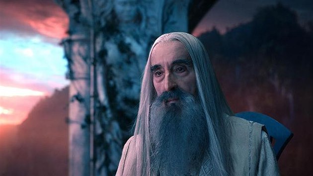 Roli Sarumana si Christopher Lee zopakoval i v Hobitovi.