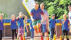 Trénink s bronzovým olympionikem ve stelb Miroslavem Januem a skokanem na...