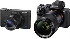 Nové modely fotoaparát� Sony RX100 IV a Alfa 7R II.