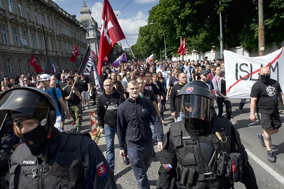 Bratislavská demonstrace proti imigrantům (20. června 2015)