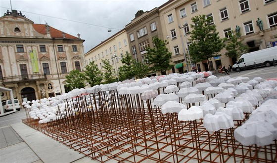 Krajina suburbie ped Moravskou galerií.