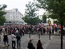 Demonstrace v centru Brna. (26. ervna 2015)