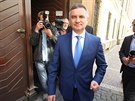 Kanclé prezidenta Vratislav Myná pedal ve Snmovn své majetkové piznání...