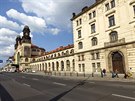 Ch�traj�c� budova pra�sk�ho Hlavn�ho n�dra�� na sn�mku ze srpna 2014