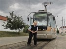 Plzeská idika tramvaje Markéta Jánská