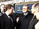 V únoru 2011 se Alexandr Bortnikov a tehdejí prezident Dmitrij Medvedv vydali...