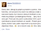 Matka nahrála na Facebook fotky nemocné plroní holiky s ádostí o radu....