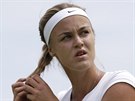 Anna Karolina Schmiedlová bhem Wimbledonu