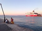 Ostrov Kos, hlavní msto Kos, pístav (25. ervna 2015)