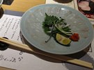 Syrové plátky ryby fugu