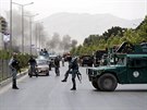 Na budovu afghánského parlamentu zaútoil Taliban (Kábul, 22. ervna 2015).
