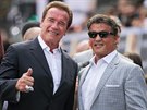Arnold Schwarzenegger a Sylvester Stallone (Los Angeles, 28. ervna 2015)
