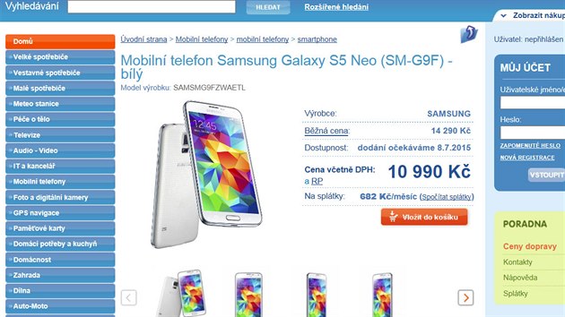 Samsung S5 Neo utekl u nkolika eskch prodejc. Vrobce ho zatm vbec nepedstavil