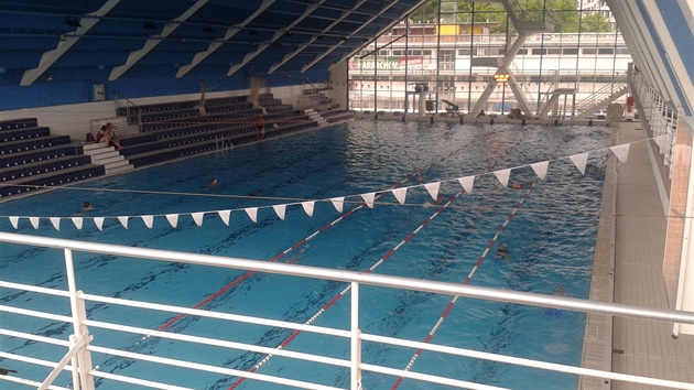 Vnitní bazén Plaveckého stadionu v Podolí.