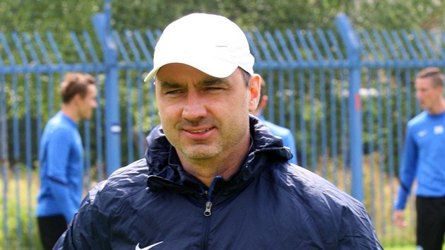 Jindich Trpiovsk na trninku fotbalist Liberce.