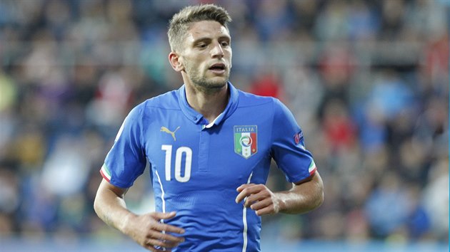 Italsk tonk Domenico Berardi v zpase proti Portugalsku