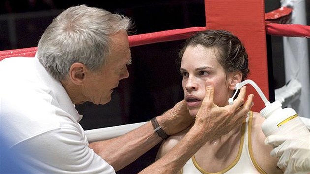 Clint Eastwood a Hilary Swankov ve filmu Million Dollar Baby (2004)