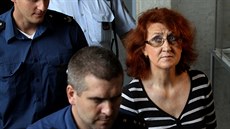 Bývalá zdravotní sestra Luické nemocnice v Rumburku Vra Mareová pi zahájení...