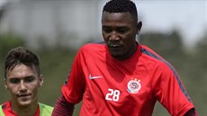 Franci Litsingi na tréninku Sparty.