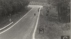Masarykv okruh v roce 1965. Tra tehdy mila  mila 13,9 kilometr.