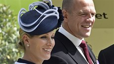 Zara Phillipsová a Mike Tindall (Ascot, 19. ervna 2015)