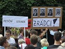 Demonstrace proti puistm v Ústí nad Labem (30. ervna 2015)