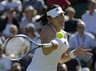 ínská tenistka Ying-Ying Duan v 1. kole Wimbledonu vyadila loskou finalistku...