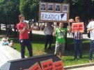 Demonstrace v Ústí nad Labem