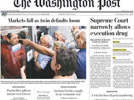 Ani The Washington Post nenechal ecko bez povimnutí.