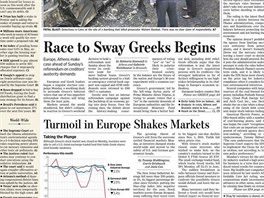 O ecké krizi informoval také zaoceánský The Wall Street Journal.