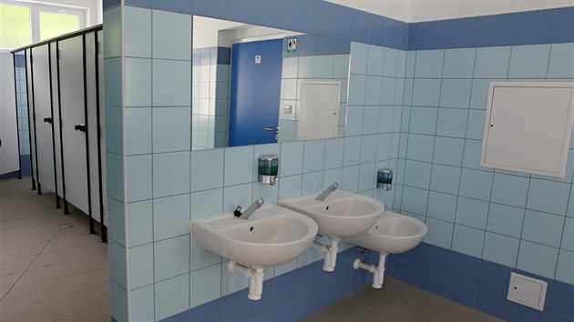 Zrekonstruované záchody na koupališti v Ústí nad Labem - Brné