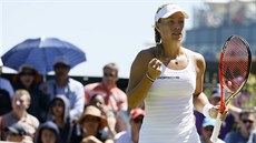 Angelique Kerberová bhem prvního kola Wimbledonu