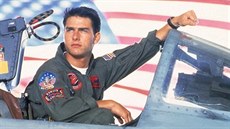 Tom Cruise ve své první velké roli ve filmu Top Gun
