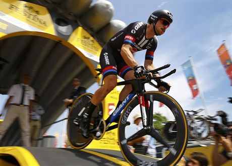 John Degenkolb startuje do úvodní asovky jednotlivc na Tour de France.