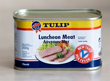 Luncheon Meat od dánského výrobce Tulip se pro esko vyrábí z kuecího...