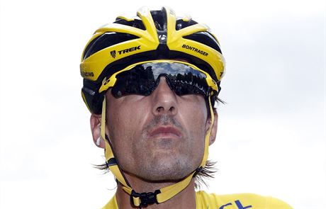 Fabian Cancellara ped startem tet etapy Tour de France
