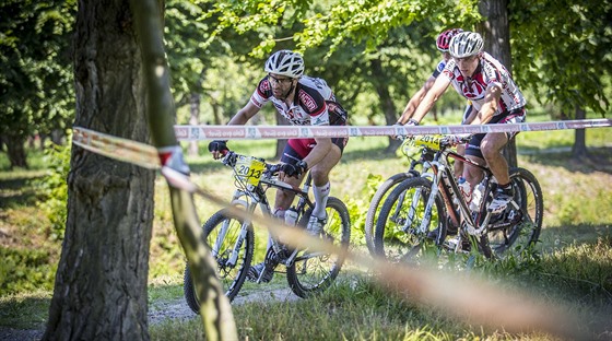 Dvaadvacátý roník Bikemaratonu Drásal v Holeov na Kromísku (4. ervence...