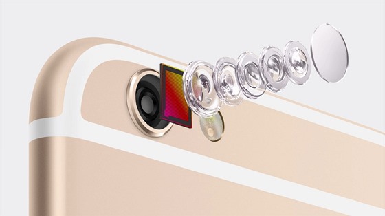 Schéma fotoaparátu u aktuálního modelu iPhonu