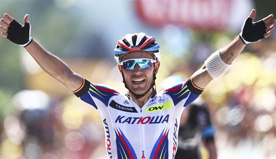 Joakim Rodriguez, prvn mu tet etapy Tour de France