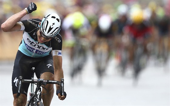 Tony Martin zasóloval pro výhru ve tvrté etap Tour de France.