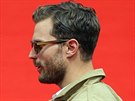 Jamie Dornan a A�a Geislerov� na festivalu v Karlov�ch Varech.