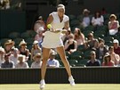 eská tenistka Petra Kvitová hraje 3. kolo Wimbledonu.