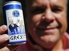 Německý podnikatel Uwe Dahlhoff začal prodávat energy drink jménem Grexit.