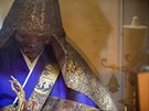 Tento mumifikovaný mnich je vystaven v chrámu Nangakudi ve mst Curuoka v...