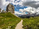 První seznámení s Dolomity kolem Cortiny Dampezzo