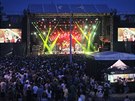 Koncert hlavn hvzdy festivalu Rock for People Europe kapely Motrhead